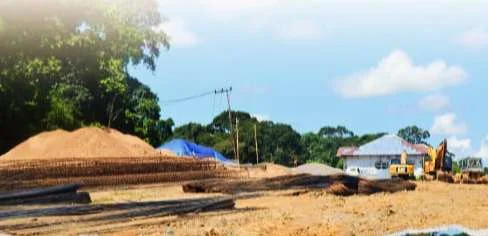 Kadis PUPR Barito Utara Tinjau Lokasi Pembangunan Tiara Batara 2