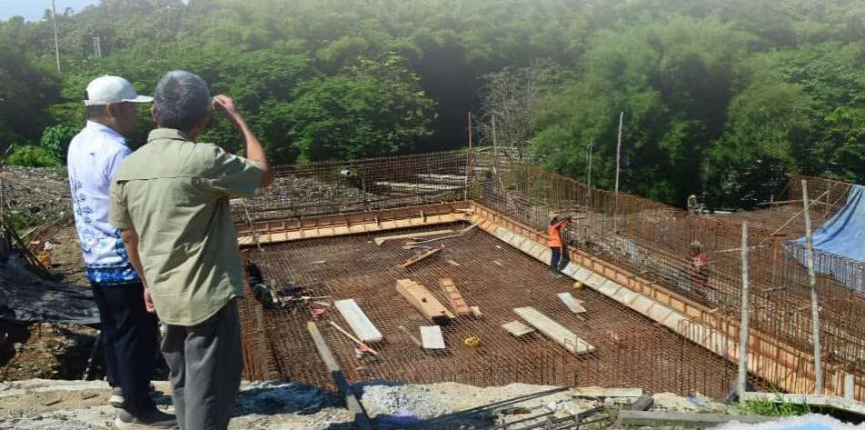 Kadis PUPR Barito Utara Tinjau Langsung Instalasi Pengolahan Lumpur Tinja Desa Mukut