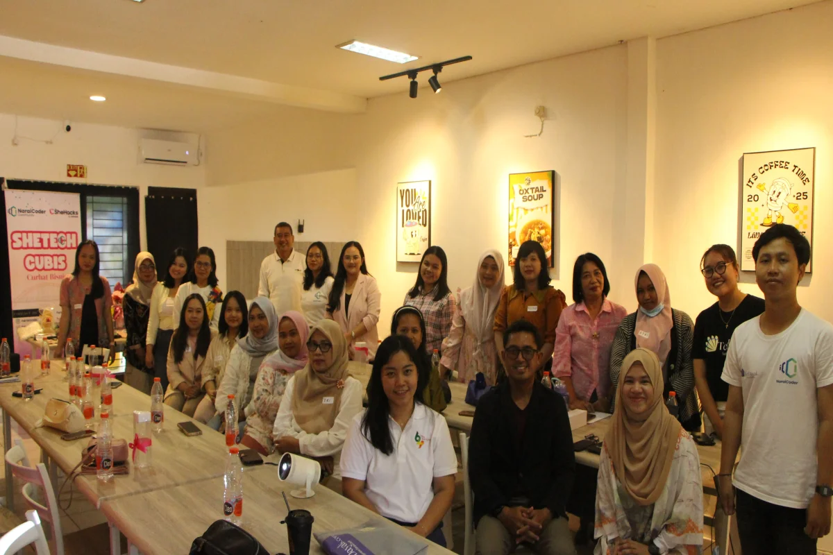 SheTech CUBIS 1.0 : Kolaborasi NaraiCoder dan SheHacks Indosat Dukung UMKM Perempuan Lewat “Curhat Bisnis”