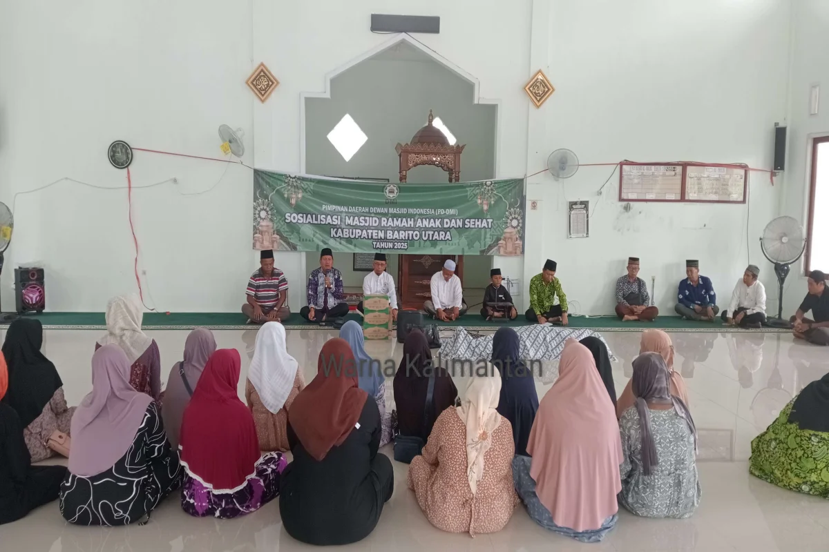 Dewan Masjid Indonesia Barito Utara Gelar Sosialisasi Masjid Ramah Anak dan Sehat di Kecamatan Lahei