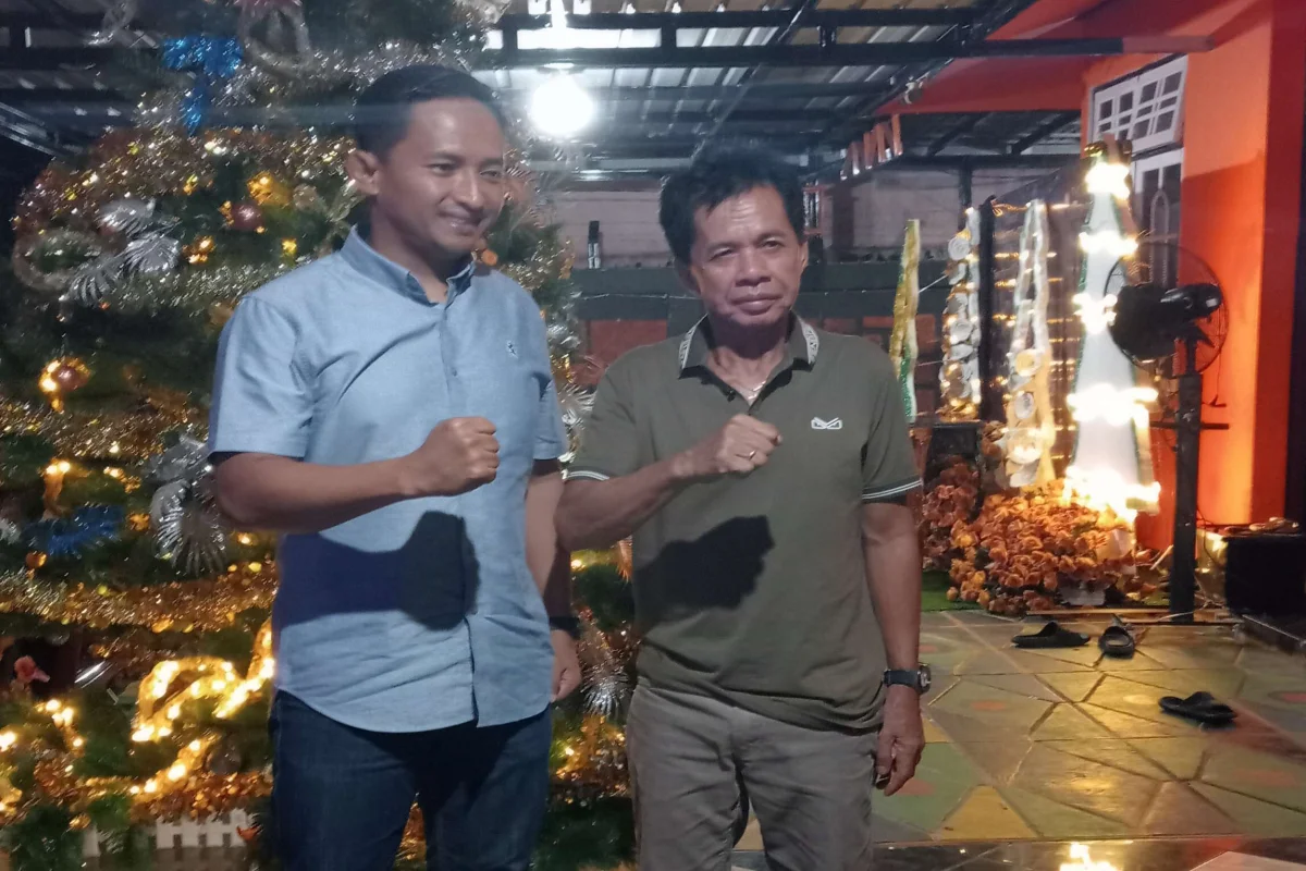 Silaturahmi Natal Tahun 2025 Letkol Inf Nurwahid dan Tokoh Dayak Suria Baya