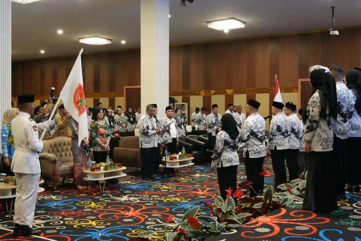 Bunda Guru Barito Utara Hadiri Konkerprov PGRI Kalteng 2026, Barut Raih 3 Penghargaan