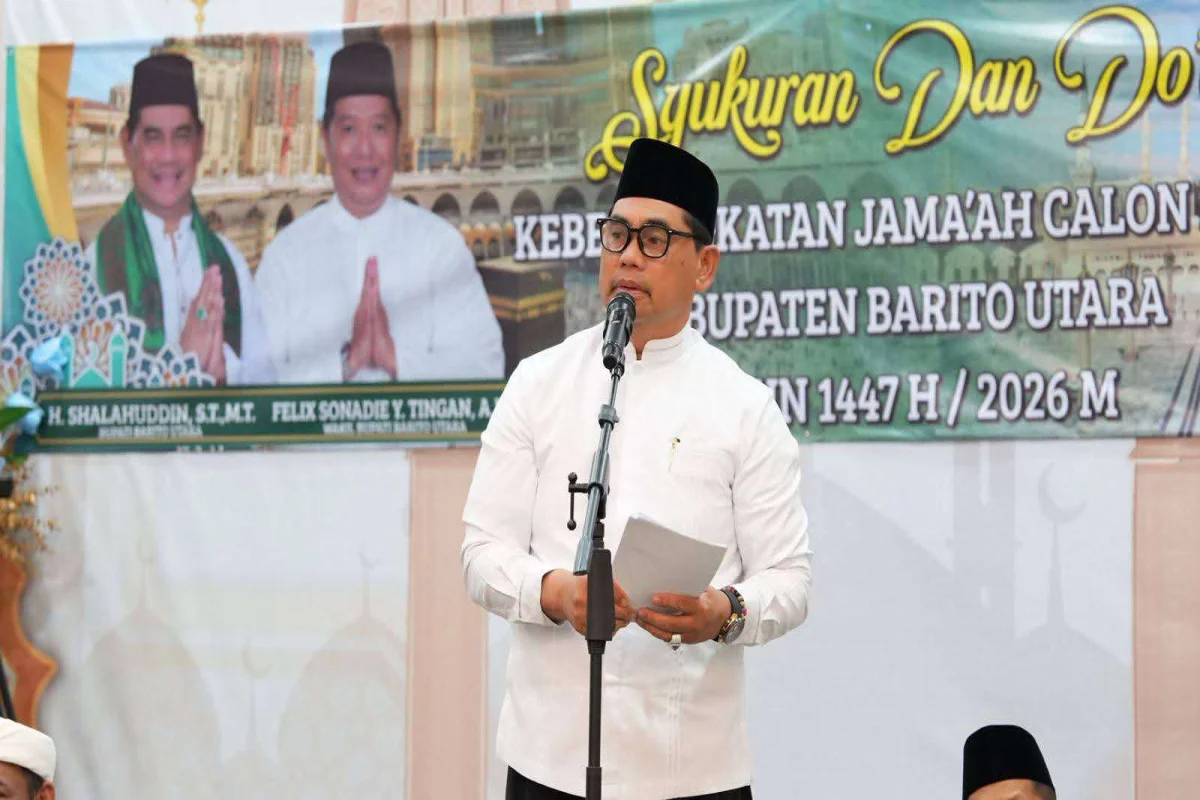 Bupati H. Shalahuddin Lepas Keberangkatan Calon Haji Barito Utara