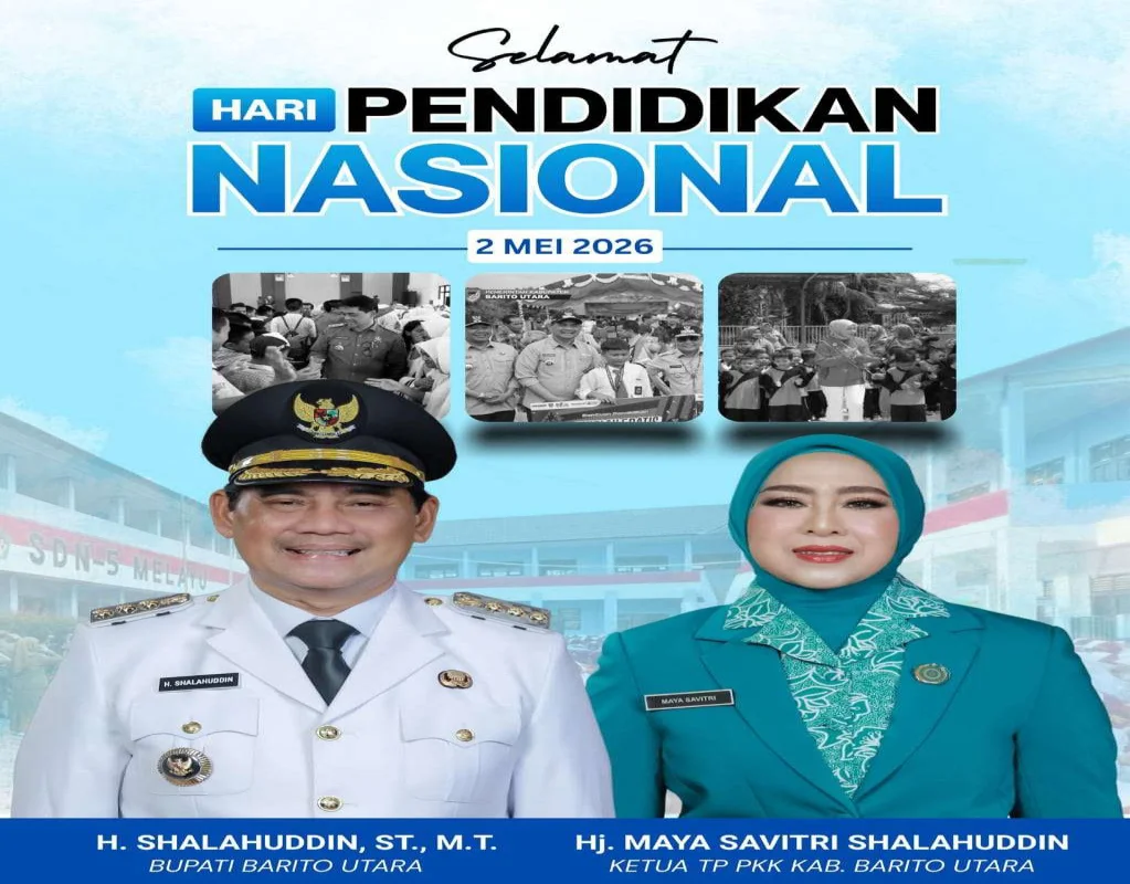 Hari Pendidikan Nasional, Bupati Barito Utara Sampaikan Semangat Gaspol 11.12