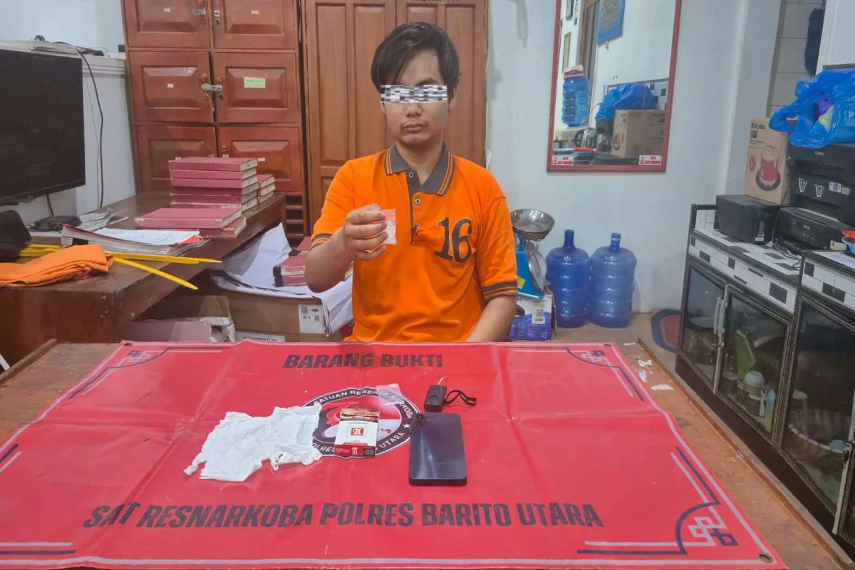 Polres Barito Utara Kembali Berhasil Bongkar Peredaran Sabu-Sabu, Warga Berikan Apresiasi dan Support