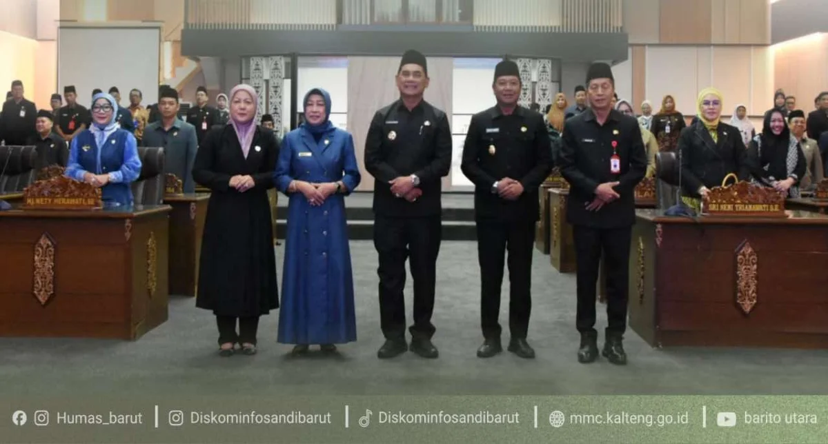 DPRD dan Pemkab Barito Utara Tandatangani Nota Kesepakatan Rancangan KUA dan PPAS TA 2026