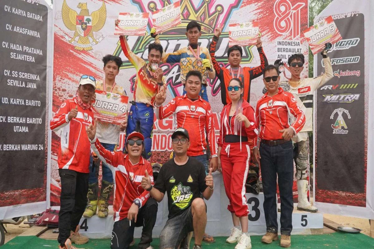 Peringati HUT RI Ke - 81, Rider Grasstrack Barito Utara Peringati Dengan Rangkaian Latihan dan Peningkatan Keahlian