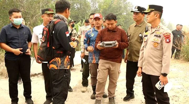 Kabut Asap Kian Pekat, September Sudah 77 Titik Api, Bupati : Untuk Akses Sulit, Orang-Orang Grasstrack Mungkin Bisa