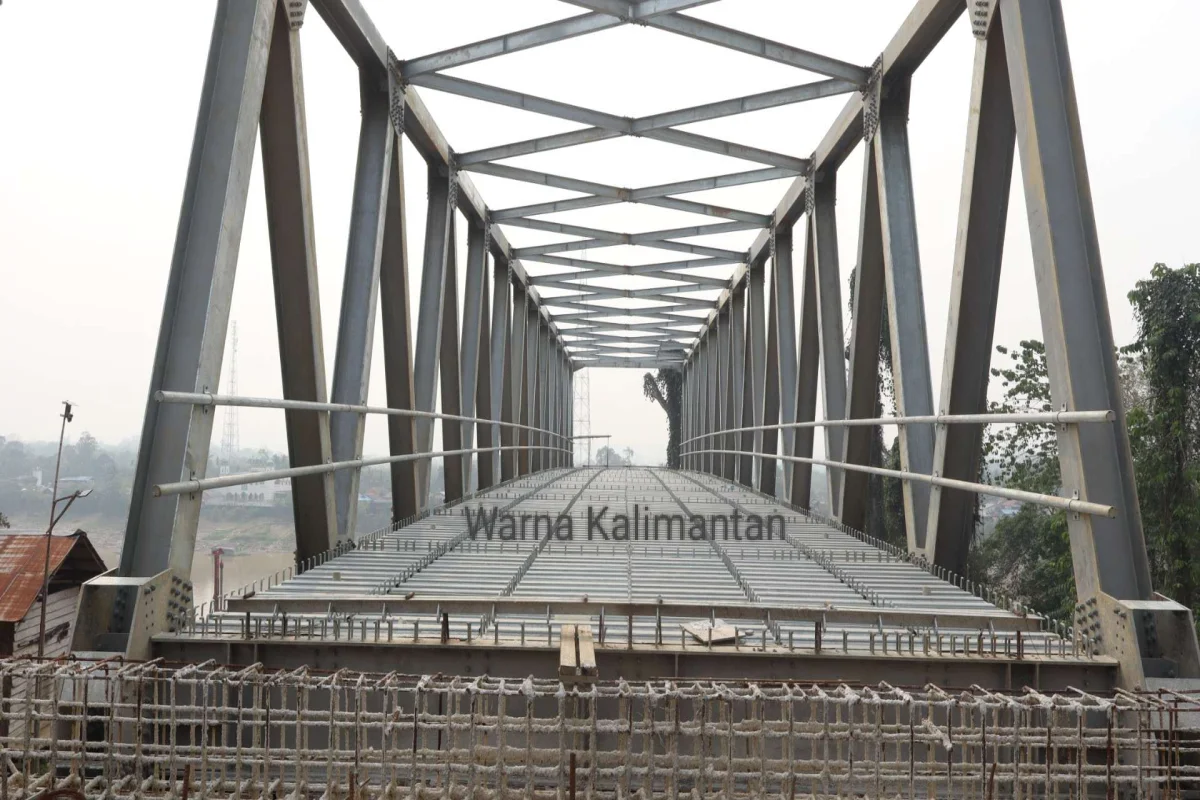 Penampakan Jembatan Desa Lemo Saat Peninjauan Bupati H. Shalahuddin