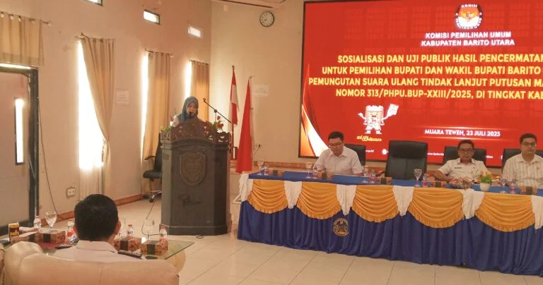 KPU Barito Utara Gelar Sosialisasi dan Uji Publik, Ada 7363 Belum Perekaman KTP Elektronik